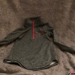 Under Armor quarter zip up pullover girls medium